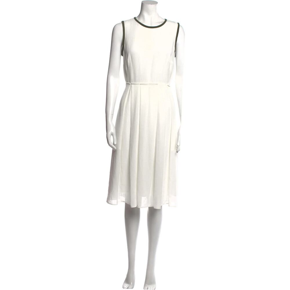 CEFINN Scoop Neck Midi Length Dress‎ Size: US 6, UK 10 Women's Exposed Zip Back